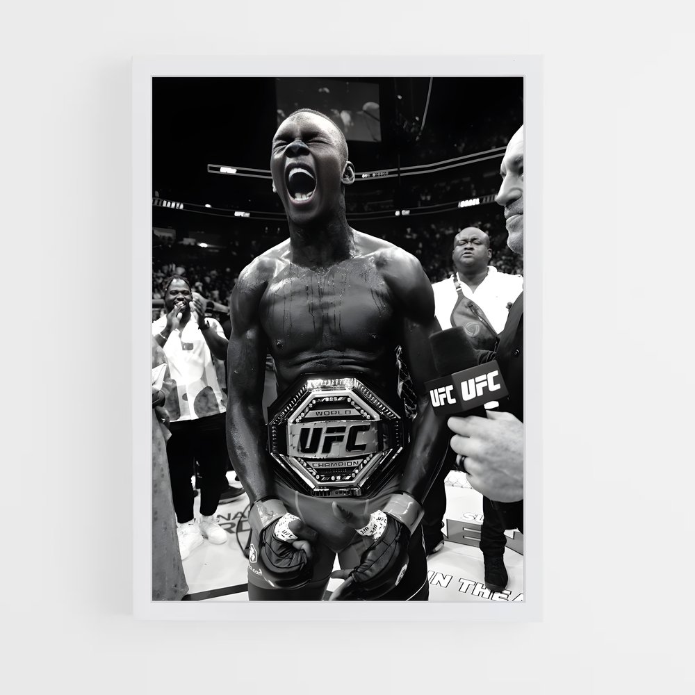 Poster Israel adesanya – affiche MMA (vue 3)